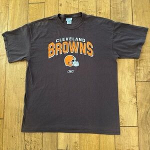 Reebok Brown Cleveland Browns Tee